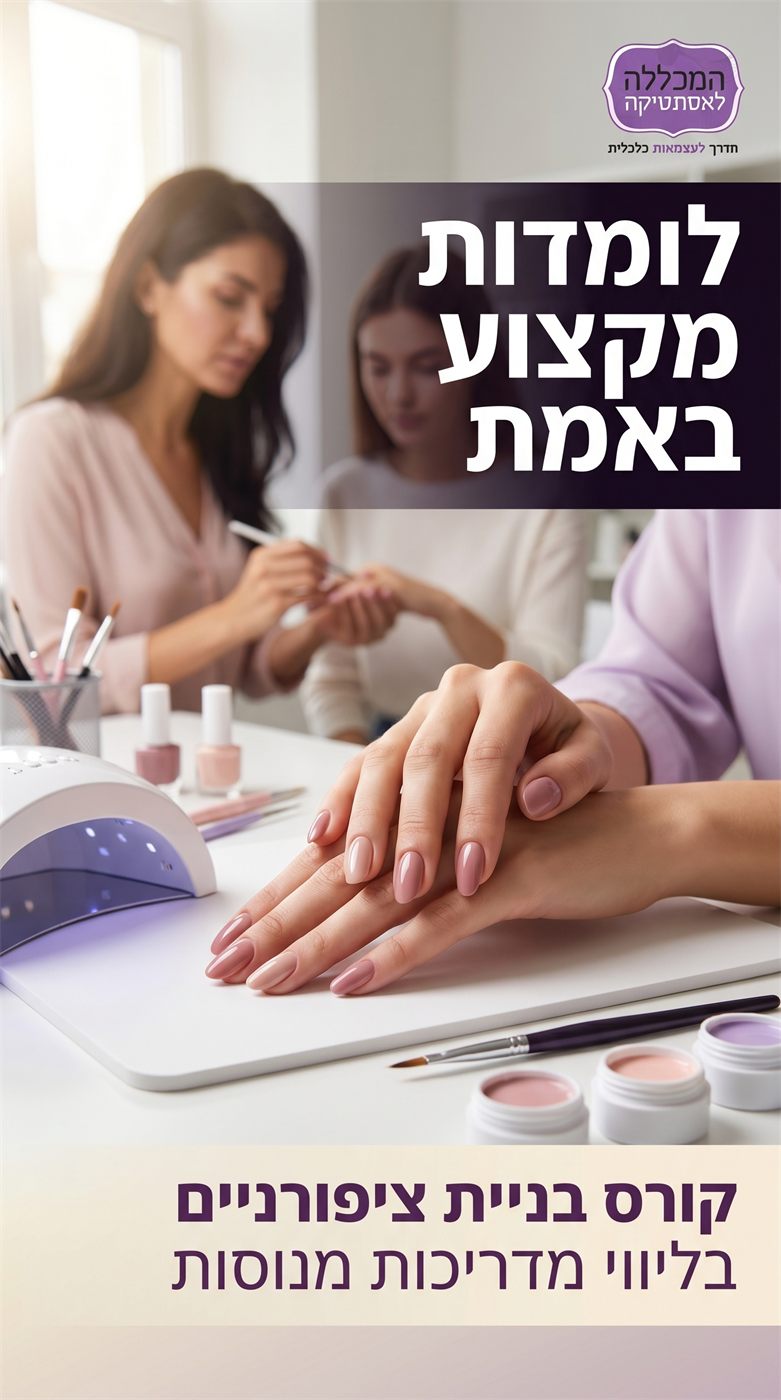 סטורי פייסבוק לקורס בניית ציפורניים
