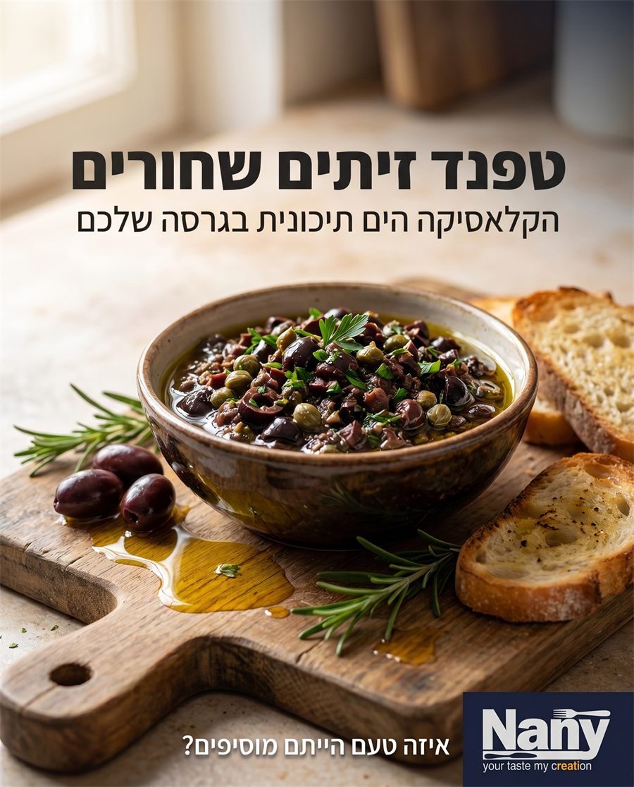 פוסט פיד אינסטגרם של טפנד זיתי שחורים