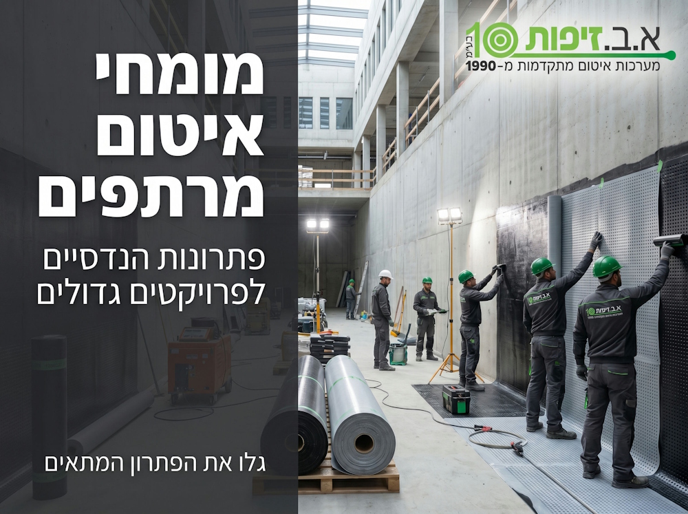 פוסט פיד לזיפות 10 — מומחי איטום מרתפים